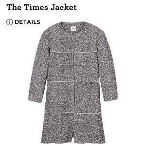 Cabi “The Times Jacket” in EUC! Sz. M. Gray and white.